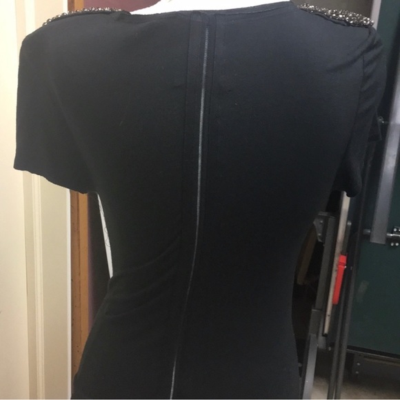 Alice + Olivia embellished sleeves top xs - Picture 2 of 2